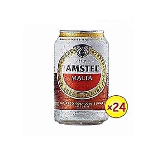 Amstel Malt Drink (Non Alcoholic) - 33cl Can X 24 - Image 3