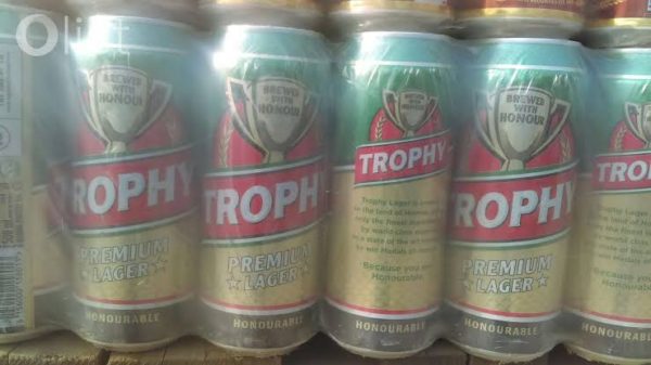 Trophy beer big x 24 can