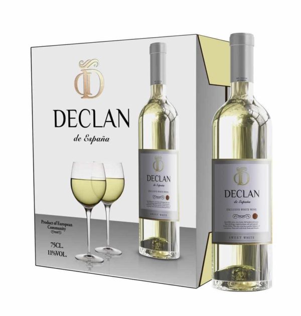 Declan white wine Alcoholic 75cl x12 in carton. Wholesale price, BEST PRICES GUARANTEED